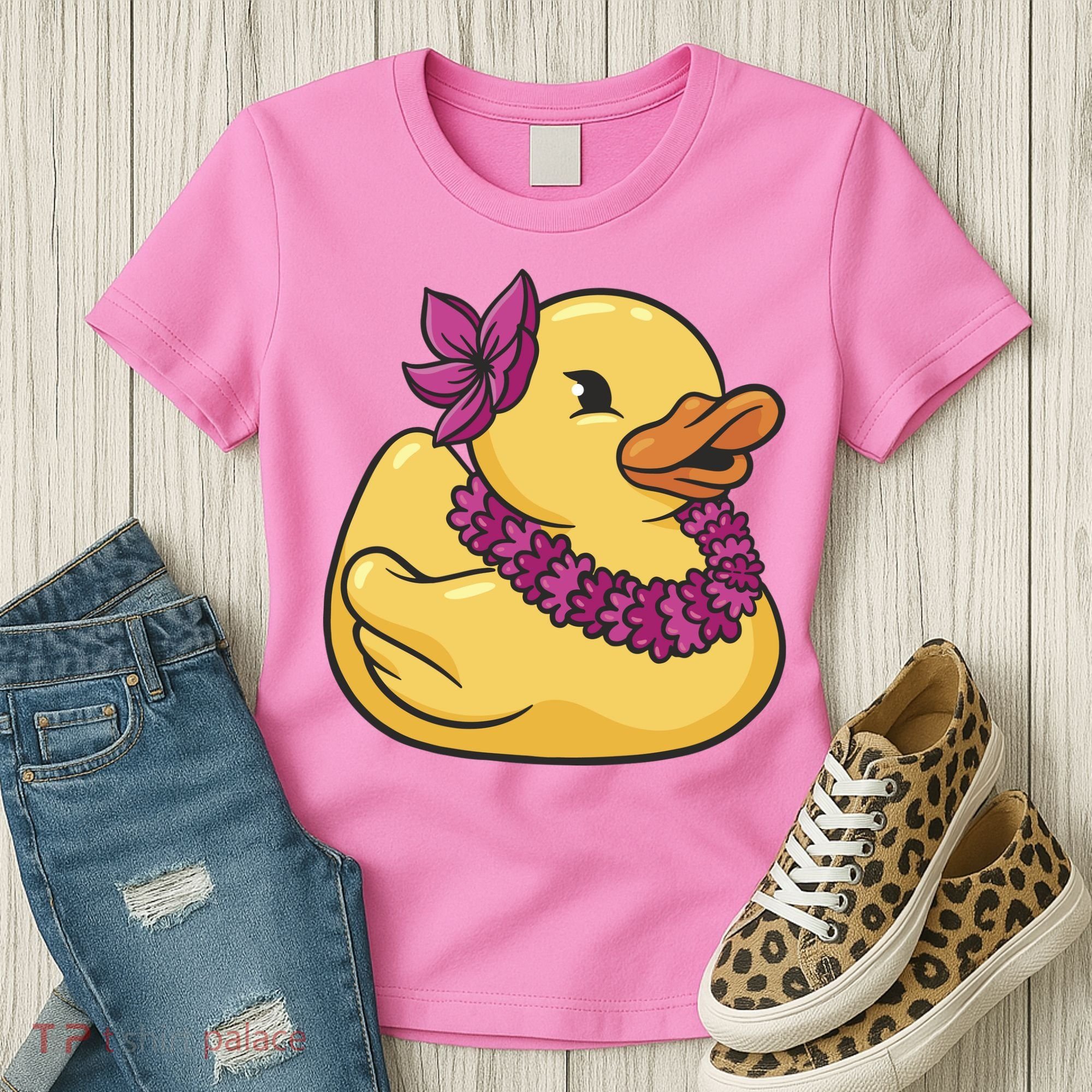 Hawaiian Rubber Ducky Women's T-Shirt