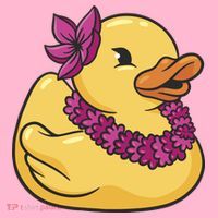 Hawaiian Rubber Ducky Women's T-Shirt thumb 6