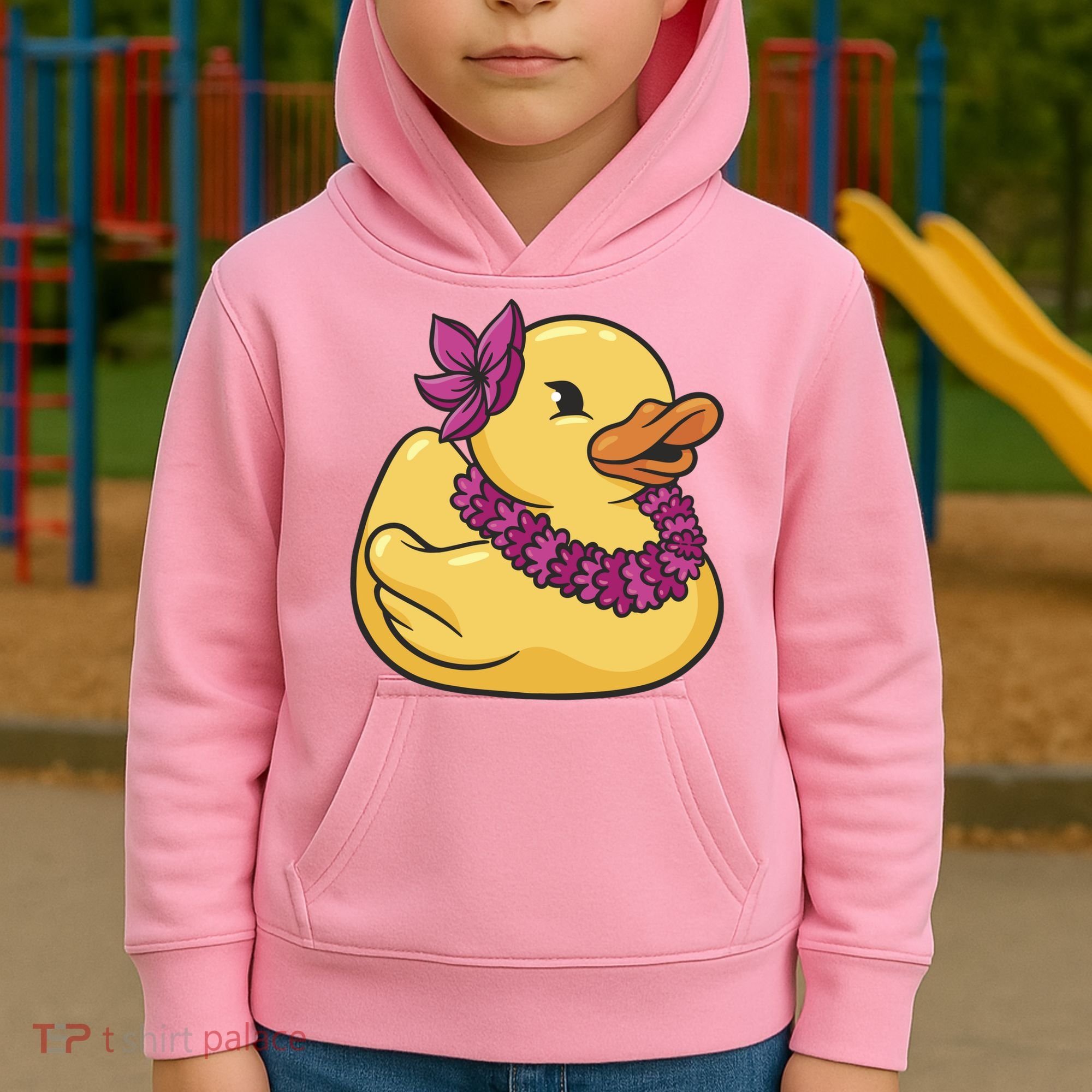 Hawaiian Rubber Ducky Kids Hoodie