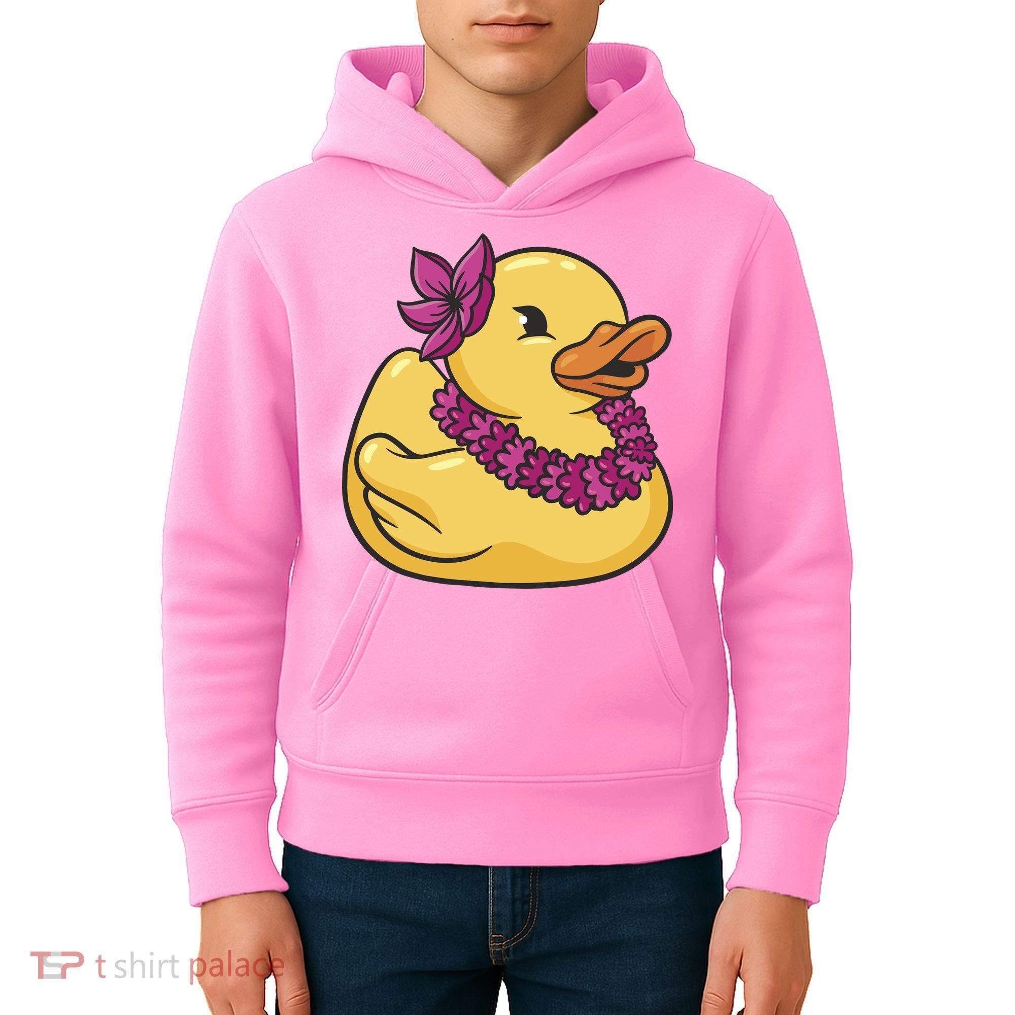 Hawaiian Rubber Ducky Kids Hoodie
