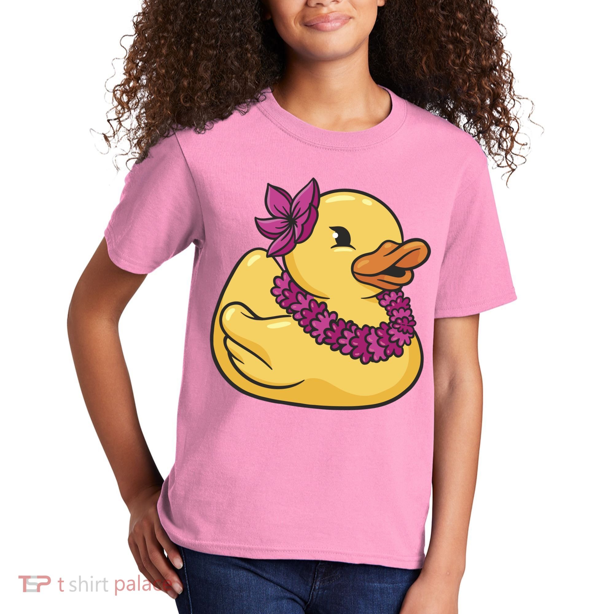 Hawaiian Rubber Ducky Kids T-Shirt