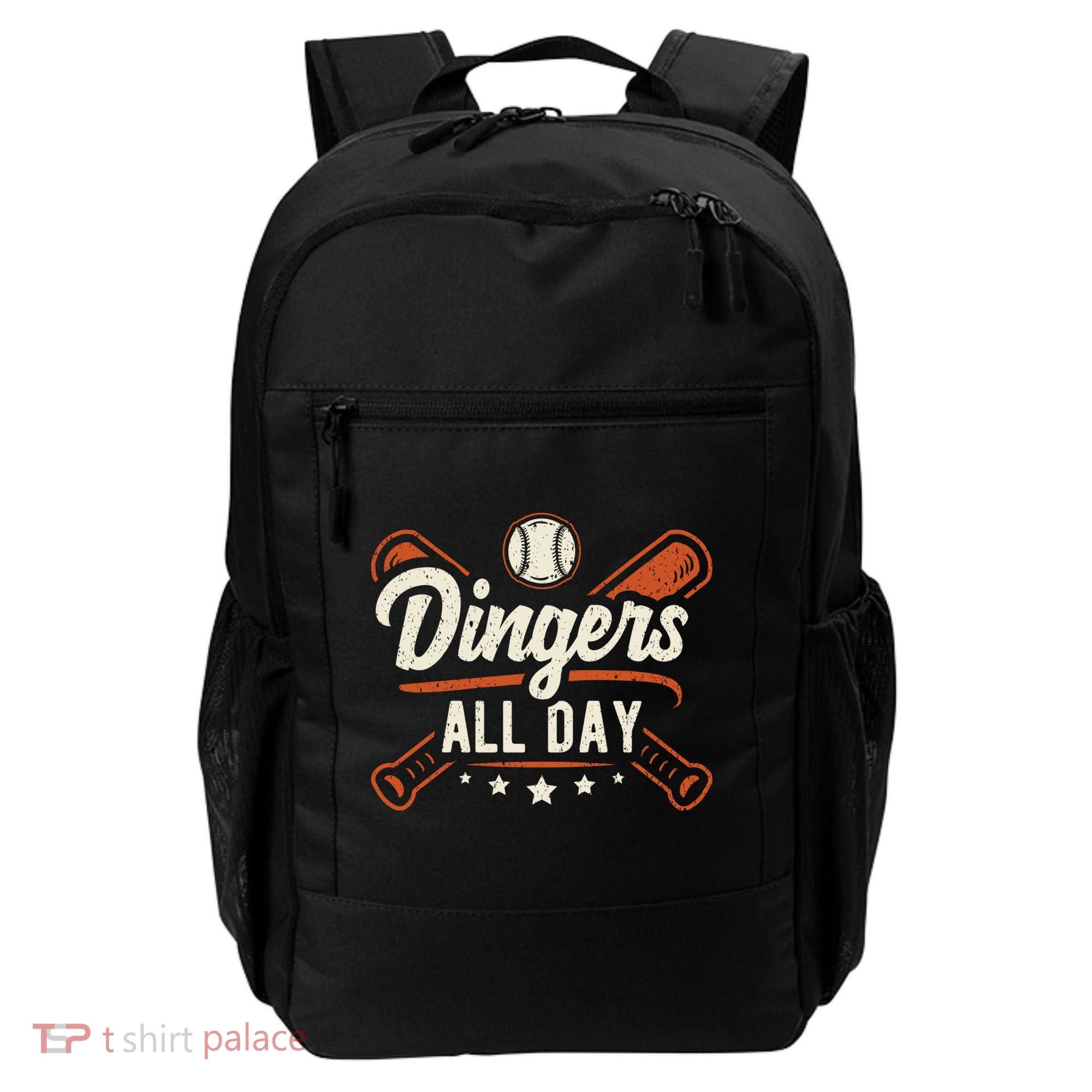 Home Runs Dingers All Day Baseball Home Run Dinger Gift Backpack