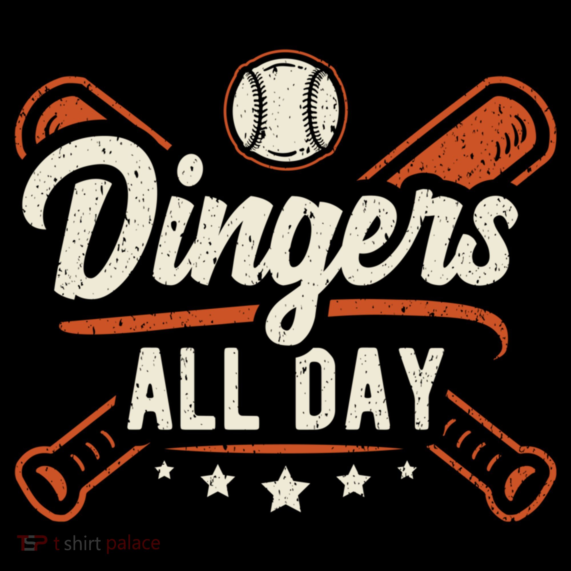 Home Runs Dingers All Day Baseball Home Run Dinger Gift Women's Hoodie