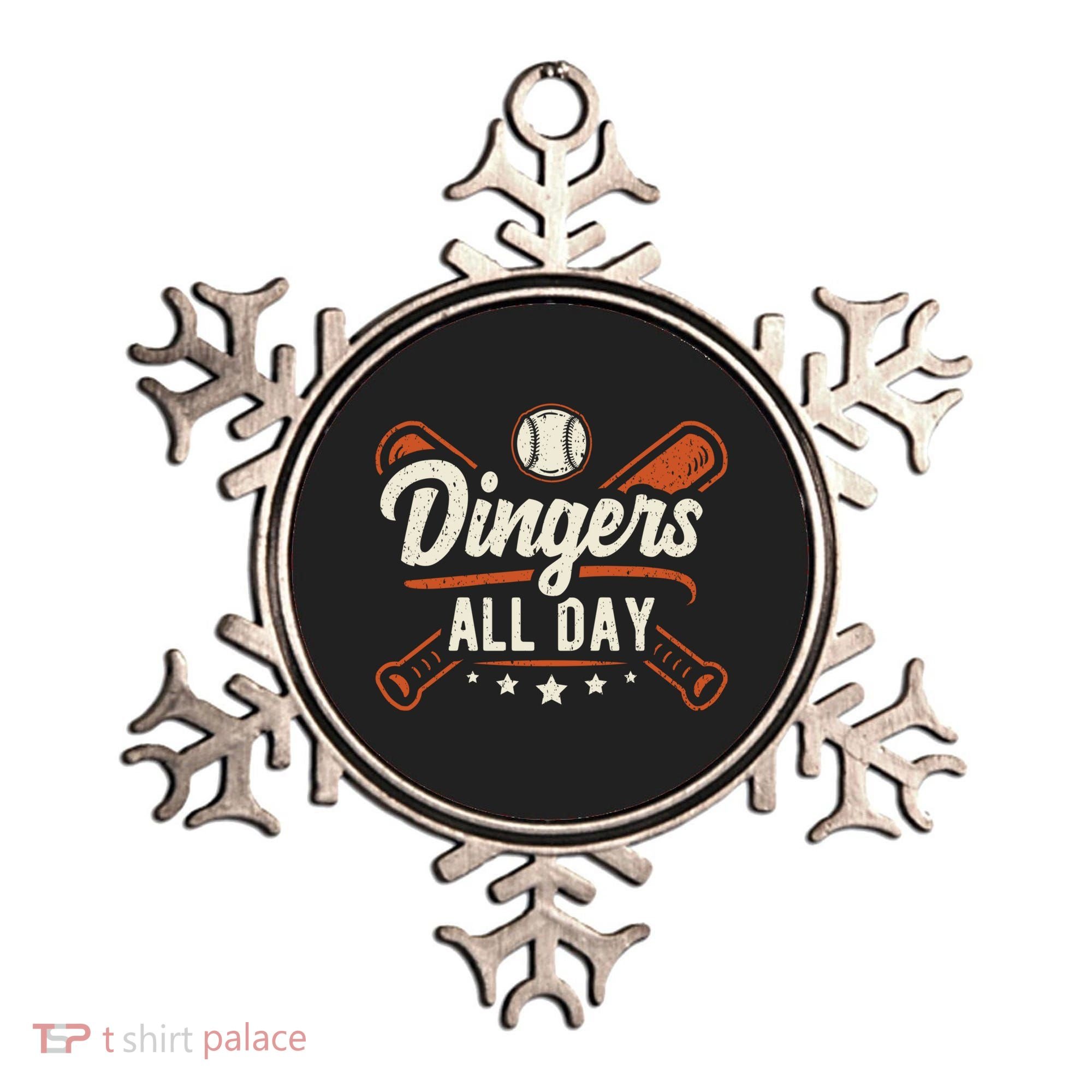 Home Runs Dingers All Day Baseball Home Run Dinger Gift Ornament