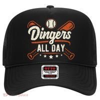 Home Runs Dingers All Day Baseball Home Run Dinger Gift Hat thumb 0