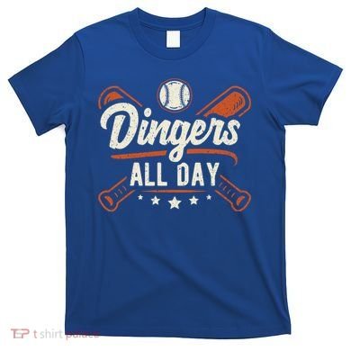 Home Runs Dingers All Day Baseball Home Run Dinger Gift T-Shirt