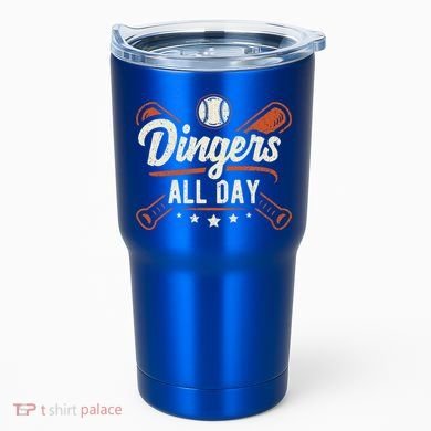 Home Runs Dingers All Day Baseball Home Run Dinger Gift Tumbler