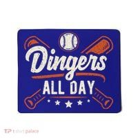 Home Runs Dingers All Day Baseball Home Run Dinger Gift Mousepad thumb 0