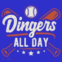 Home Runs Dingers All Day Baseball Home Run Dinger Gift Toddler Hoodie thumb 2