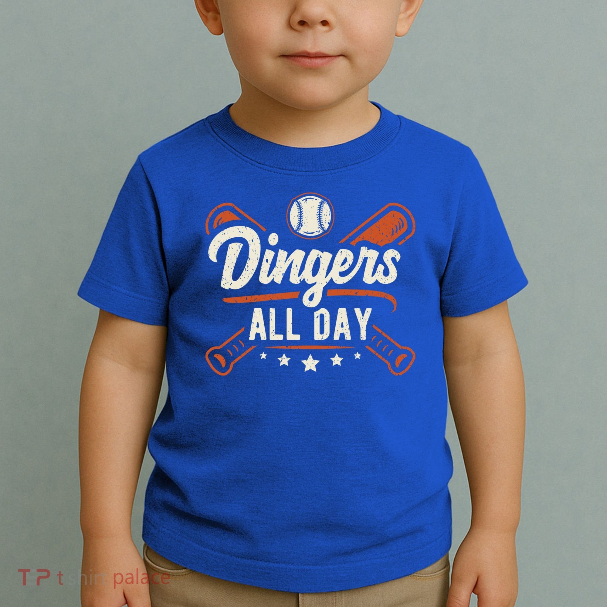 Home Runs Dingers All Day Baseball Home Run Dinger Gift Toddler T-Shirt