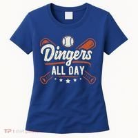 Home Runs Dingers All Day Baseball Home Run Dinger Gift Women's T-Shirt thumb 0