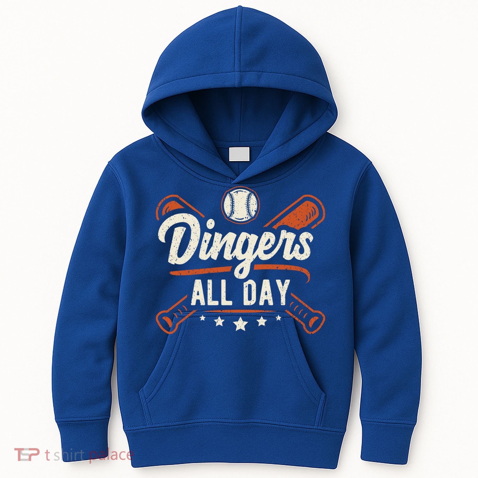 Home Runs Dingers All Day Baseball Home Run Dinger Gift Kids Hoodie