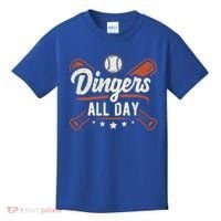 Home Runs Dingers All Day Baseball Home Run Dinger Gift Kids T-Shirt thumb 0