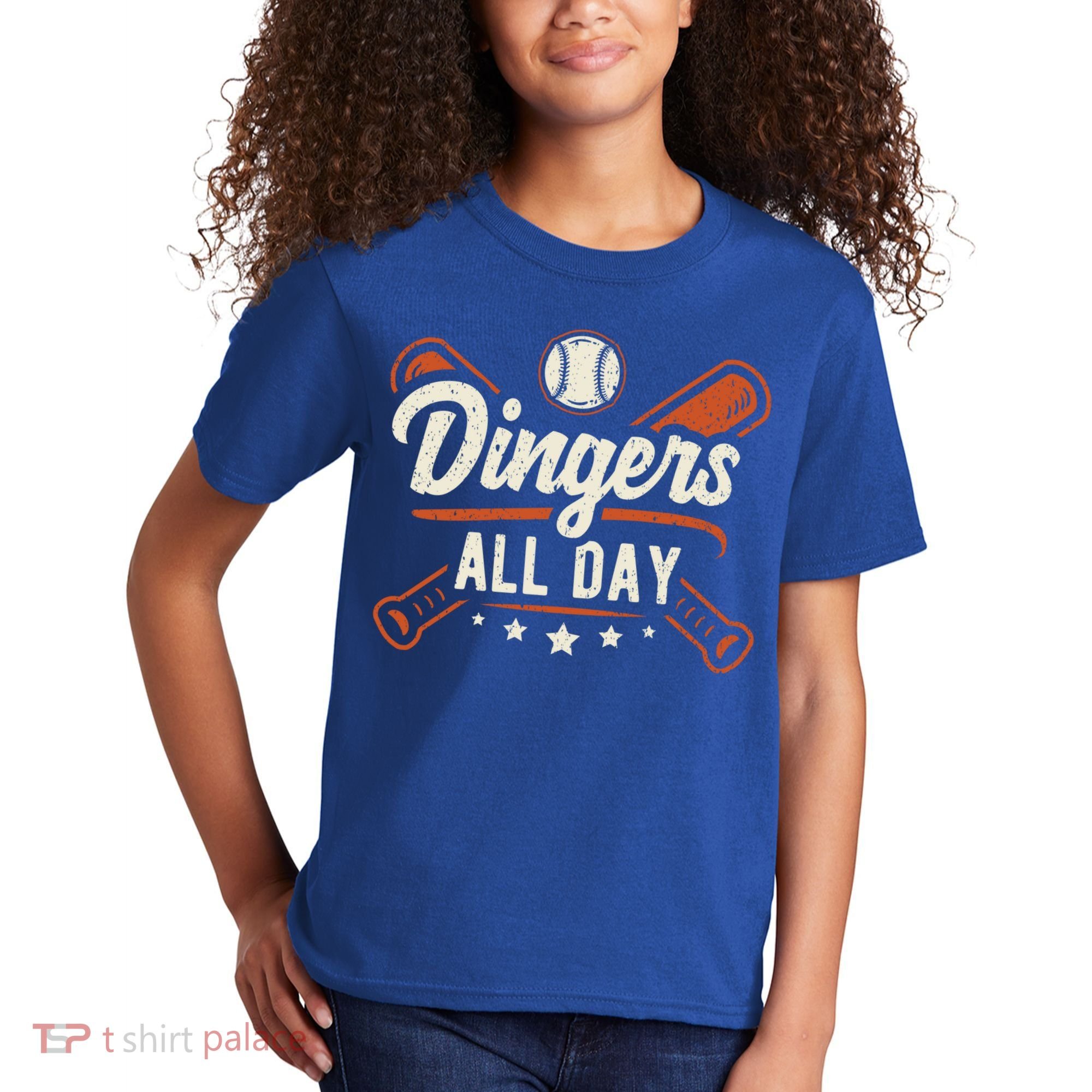 Home Runs Dingers All Day Baseball Home Run Dinger Gift Kids T-Shirt