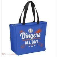 Home Runs Dingers All Day Baseball Home Run Dinger Gift Tote Bag thumb 2
