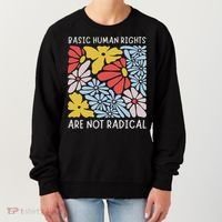 Human Rights Democrat Equality Right Floral Equality Women's Sweatshirt thumb 0