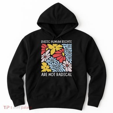 Human Rights Democrat Equality Right Floral Equality Hoodie