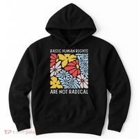 Human Rights Democrat Equality Right Floral Equality Hoodie thumb 0