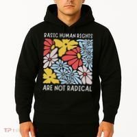 Human Rights Democrat Equality Right Floral Equality Hoodie thumb 2