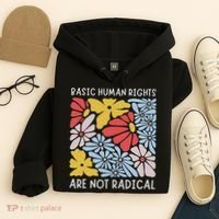 Human Rights Democrat Equality Right Floral Equality Hoodie thumb 4