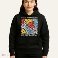 Human Rights Democrat Equality Right Floral Equality Hoodie thumb 5