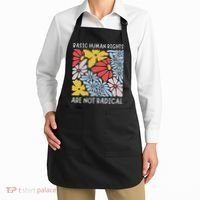 Human Rights Democrat Equality Right Floral Equality Apron thumb 2