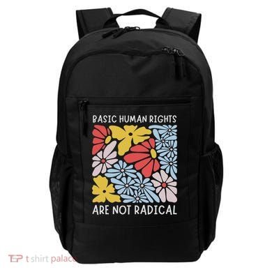 Human Rights Democrat Equality Right Floral Equality Backpack