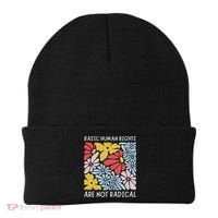Human Rights Democrat Equality Right Floral Equality Beanie thumb 0