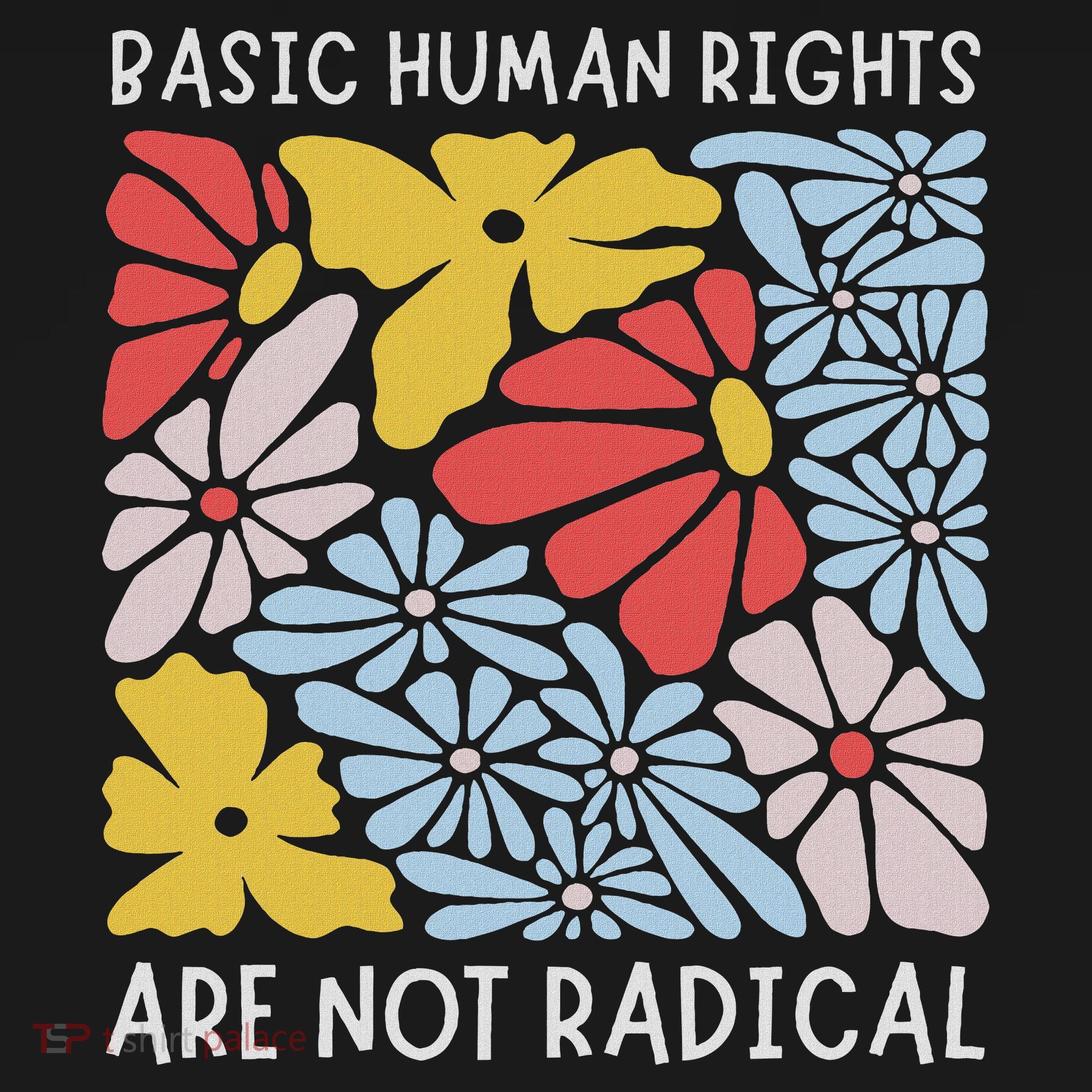 Human Rights Democrat Equality Right Floral Equality Polo