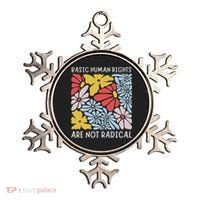 Human Rights Democrat Equality Right Floral Equality Ornament thumb 0