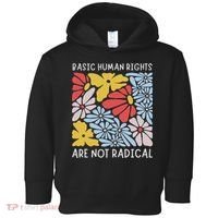 Human Rights Democrat Equality Right Floral Equality Toddler Hoodie thumb 0