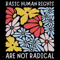 Human Rights Democrat Equality Right Floral Equality Toddler Hoodie thumb 2