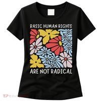 Human Rights Democrat Equality Right Floral Equality Women's T-Shirt thumb 0