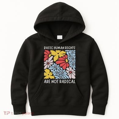 Human Rights Democrat Equality Right Floral Equality Kids Hoodie