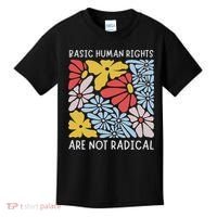 Human Rights Democrat Equality Right Floral Equality Kids T-Shirt thumb 0