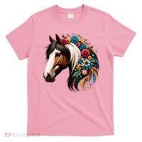 Horse Riding Equestrian Horse Portrait Western Horseback T-Shirt thumb 0
