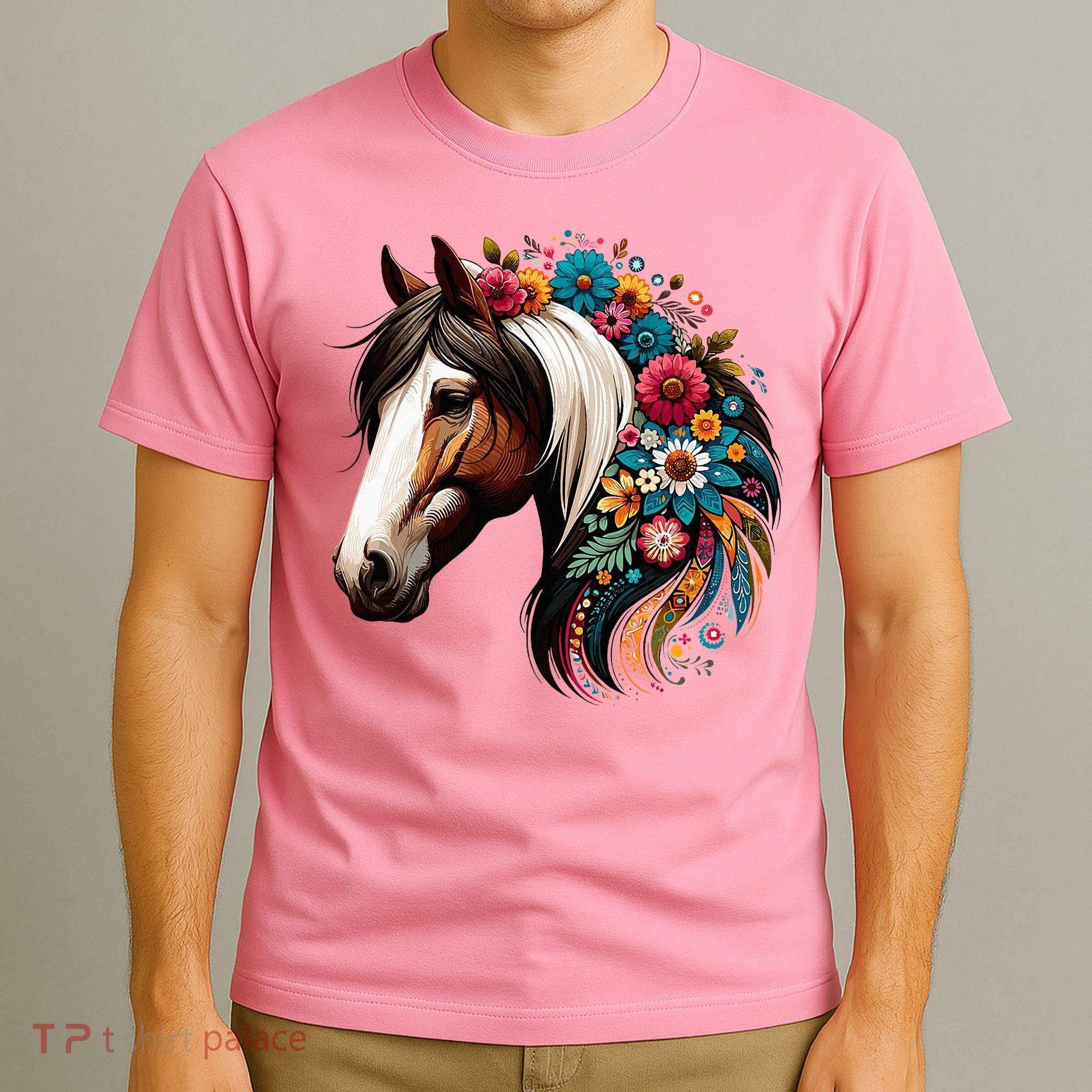 Horse Riding Equestrian Horse Portrait Western Horseback T-Shirt