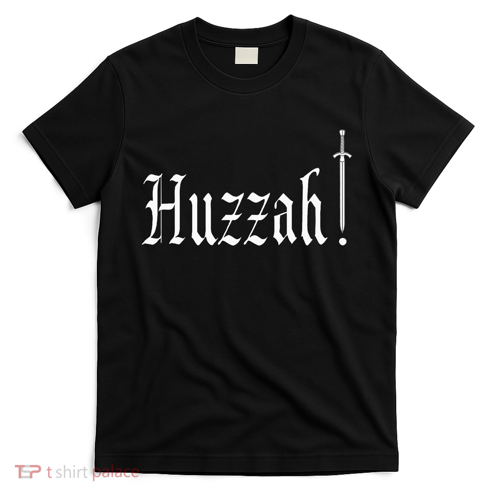 Huzzah Renaissance Faire Renfest Medieval Jousting Festival T-Shirt