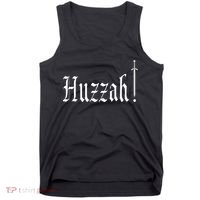 Huzzah Renaissance Faire Renfest Medieval Jousting Festival Tank Top thumb 0