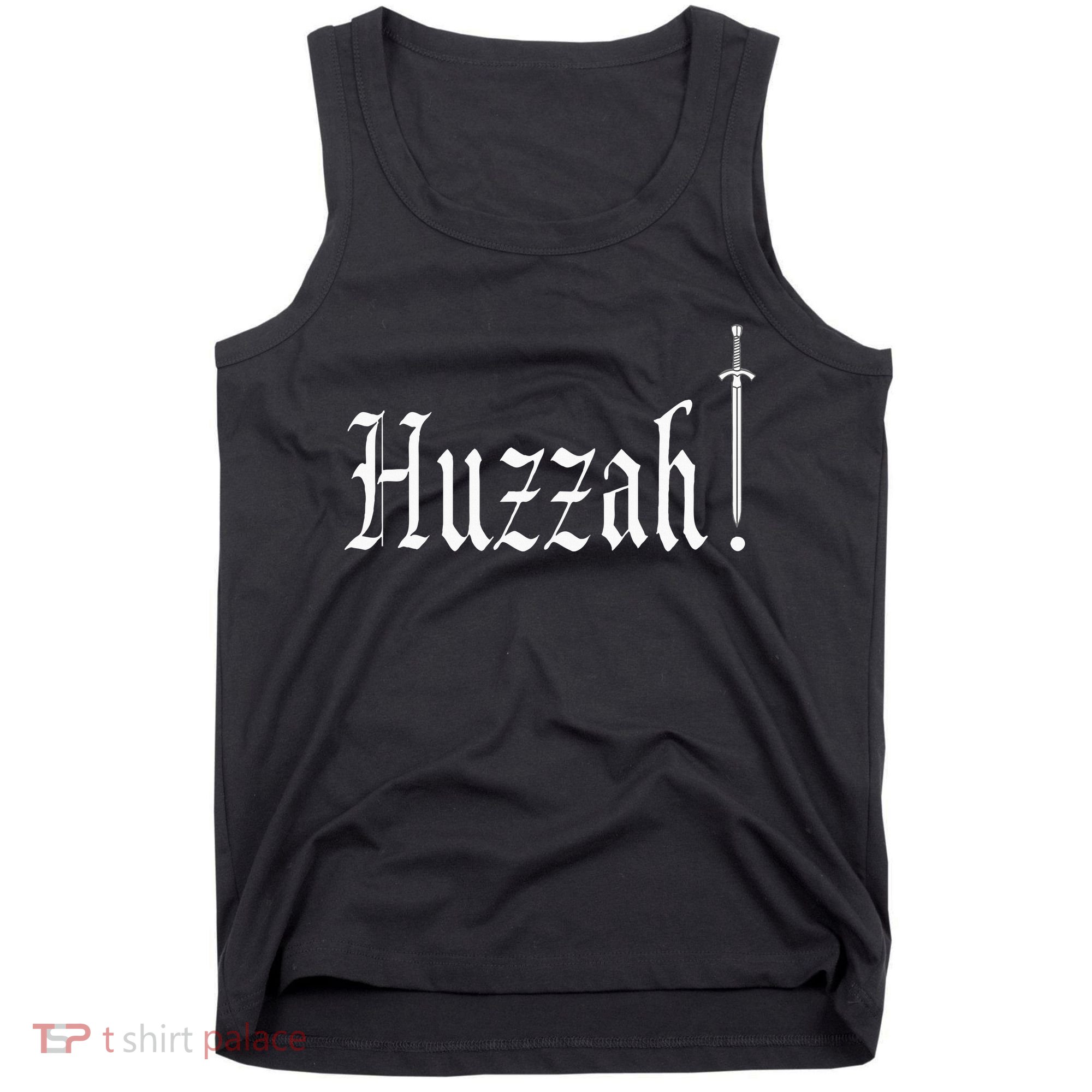 Huzzah Renaissance Faire Renfest Medieval Jousting Festival Tank Top