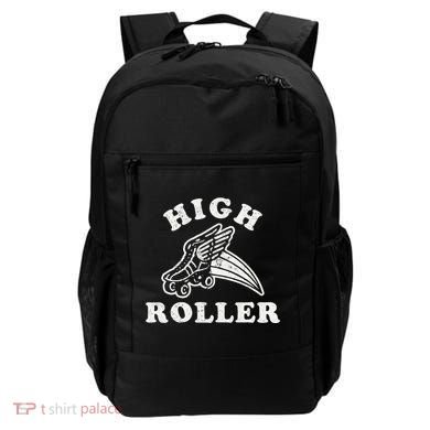 High Roller Funny Roller Skating Meme Backpack