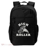 High Roller Funny Roller Skating Meme Backpack thumb 0