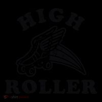 High Roller Funny Roller Skating Meme Coffee Mug thumb 5
