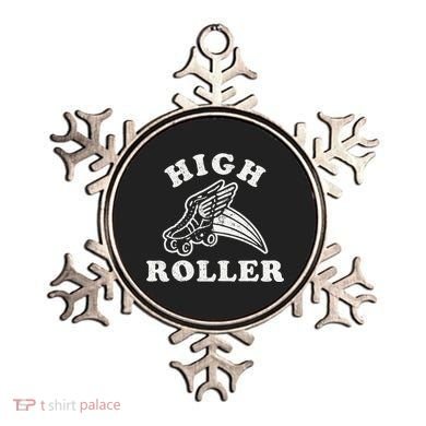 High Roller Funny Roller Skating Meme Ornament