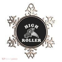 High Roller Funny Roller Skating Meme Ornament thumb 0