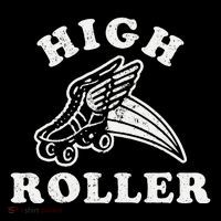 High Roller Funny Roller Skating Meme Ornament thumb 1