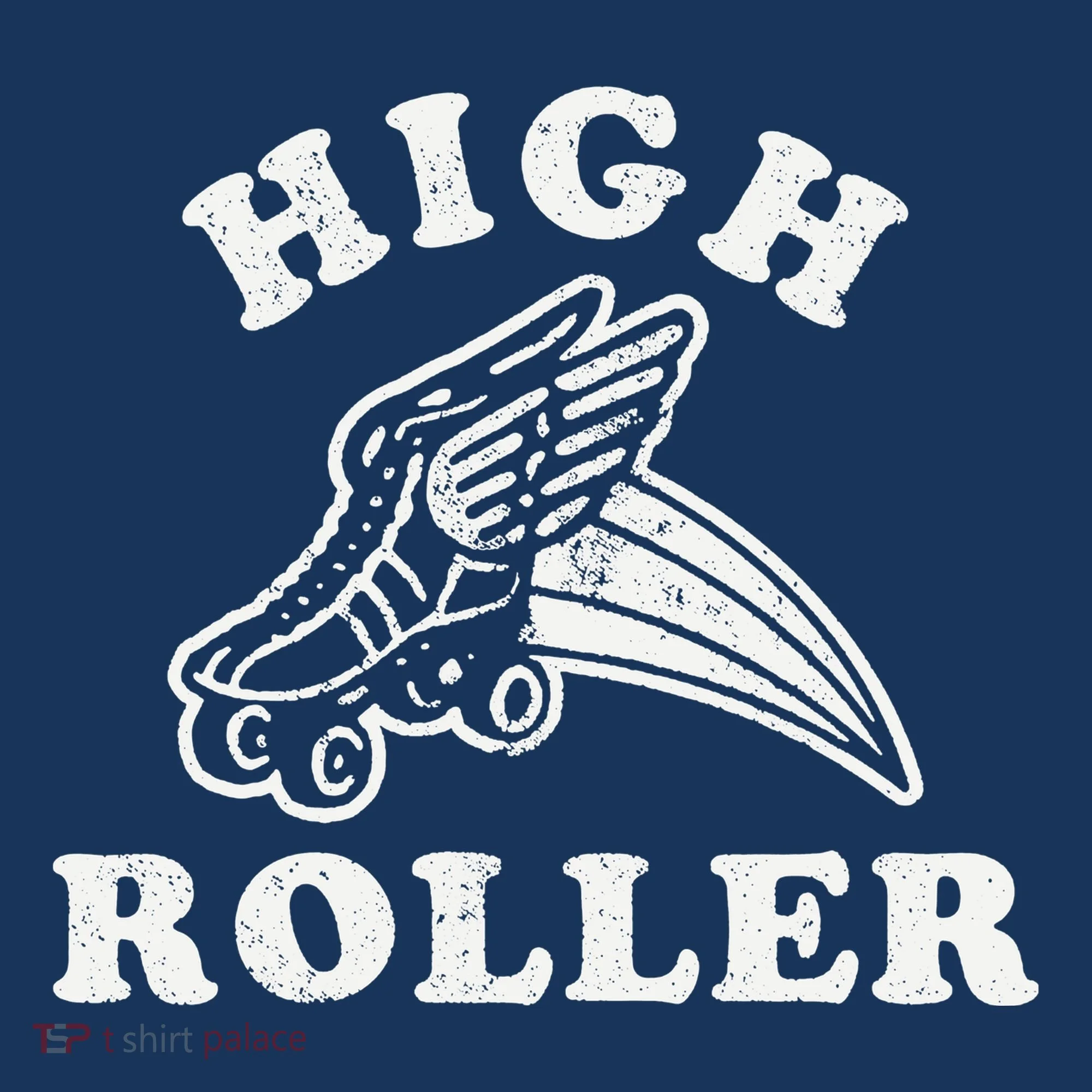 High Roller Funny Roller Skating Meme Doggie Tank