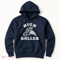 High Roller Funny Roller Skating Meme Hoodie thumb 0