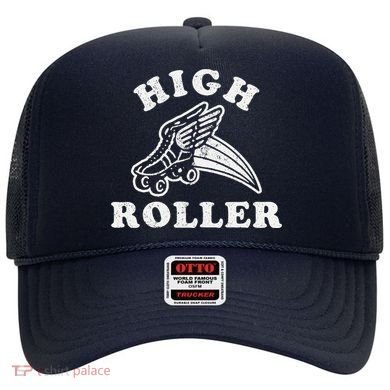 High Roller Funny Roller Skating Meme Hat