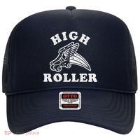 High Roller Funny Roller Skating Meme Hat thumb 0